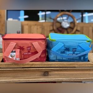 1 x Trader Joe’s mini insulated cooler bag - Peach or Blue